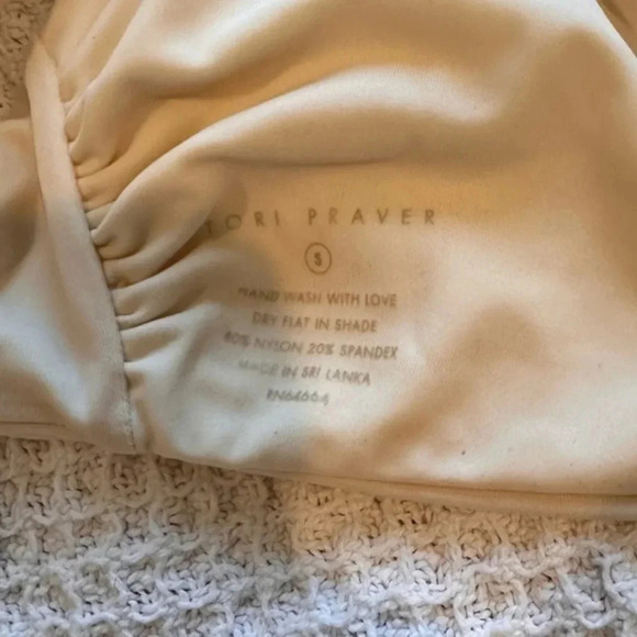 Tori Praver Deja Bikini Top in French Rose size small - Picture 4 of 4